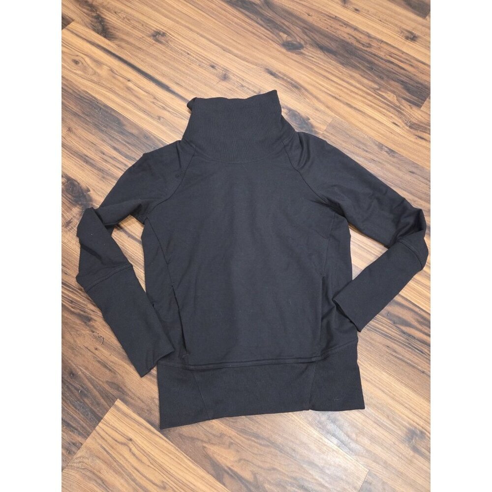 Lululemon Black Scuba Funnel Neck Pullover Sweatshirt Women’s Small